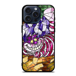 CHESHIRE CAT STAINED GLASS iPhone 15 Pro Max Case Cover