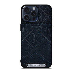 CHROME HEARTS LEATHER iPhone 15 Pro Max Case Cover
