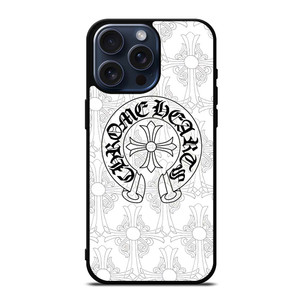 CHROME HEARTS WHITE iPhone 15 Pro Max Case Cover