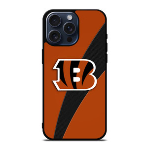 CINCINNATI BENGALS TIGER PATTERN iPhone 15 Pro Max Case Cover