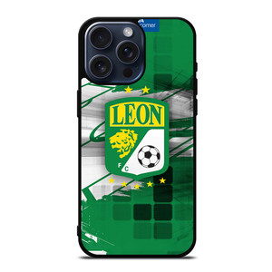 CLUB LEON FC BBVA LOGO iPhone 15 Pro Max Case Cover CLUB LEON FC BBVA LOGO iPhone 15 Pro Max Case Cover
