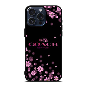 COACH FLOWERS PURPLE iPhone 15 Pro Max Case Cover