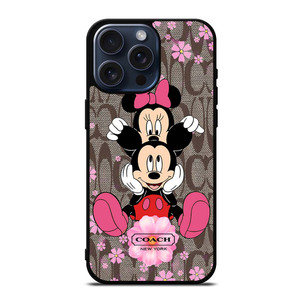 COACH MICKEY and MINNIE MOUSE iPhone 15 Pro Max Case Cover
