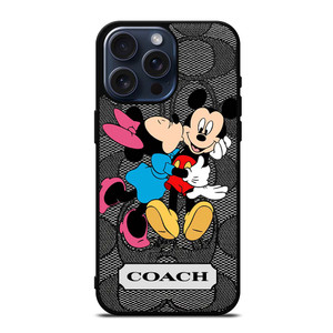 COACH MINNIE MICKEY MOUSE KISS iPhone 15 Pro Max Case Cover