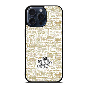 COACH NEW YORK COLLAGE iPhone 15 Pro Max Case Cover