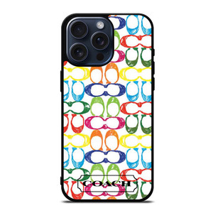 COACH NEW YORK COLORFUL 2 iPhone 15 Pro Max Case Cover