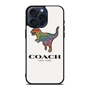 COACH NEW YORK DINOSAUR iPhone 15 Pro Max Case Cover