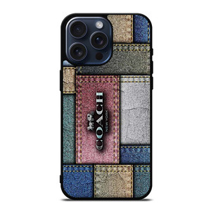 COACH NEW YORK LOGO JEANS  iPhone 15 Pro Max Case Cover