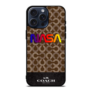 COACH NEW YORK NASA iPhone 15 Pro Max Case Cover