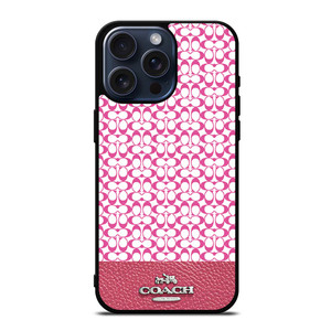 COACH NEW YORK PINK iPhone 15 Pro Max Case Cover