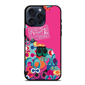 COACH NEW YORK POPPY COLOR FULL iPhone 15 Pro Max Case Cover COACH NEW YORK POPPY COLOR FULL iPhone 15 Pro Max Case Cover