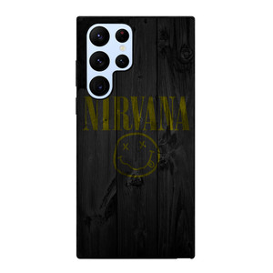 NIRVANA ROCK BAND WOODEN LOGO Samsung Galaxy S22 Ultra Case Cover NIRVANA ROCK BAND WOODEN LOGO Samsung Galaxy S22 Ultra Case Cover