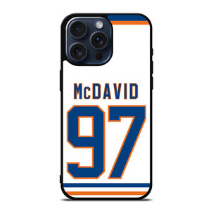 CONNOR MCDAVID EDMONTON OILERS KIT iPhone 15 Pro Max Case Cover