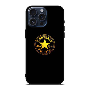 CONVERSE ALL STAR GOLD LOGO iPhone 15 Pro Max Case Cover