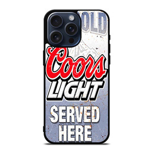 COORS LIGHT BEER ICE GOLD iPhone 15 Pro Max Case Cover