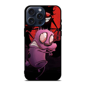 COURAGE THE COWARDLY DOG CARTOON iPhone 15 Pro Max Case Cover