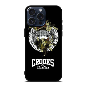CROOKS AND CASTLES BANDANA SYMBOL iPhone 15 Pro Max Case Cover