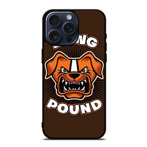 DAWG POUND CLEVELAND BROWNS iPhone 15 Pro Max Case Cover