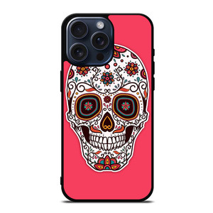DAY OF THE DEAD PINK iPhone 15 Pro Max Case Cover