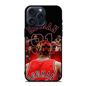 DENNIS RODMAN CHICAGO BULLS COOL iPhone 15 Pro Max Case Cover DENNIS RODMAN CHICAGO BULLS COOL iPhone 15 Pro Max Case Cover