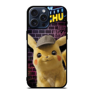 DETECTIVE PIKACHU CUTE POKEMON iPhone 15 Pro Max Case Cover
