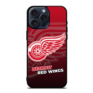 DETROIT RED WINGS HALFTONE EFFECT iPhone 15 Pro Max Case Cover