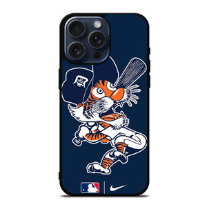 DETROIT TIGERS MLB NIKE LOGO iPhone 15 Pro Max Case Cover