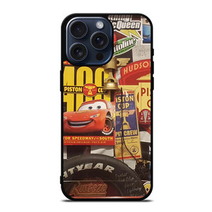 DISNEY CARS MOVIE COLLAGE iPhone 15 Pro Max Case Cover