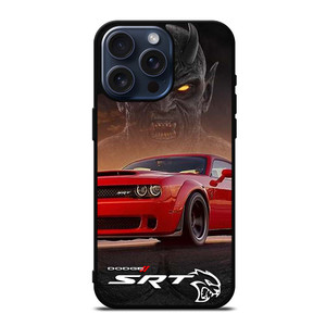 DODGE SRT DEMON CAR LOGO iPhone 15 Pro Max Case Cover DODGE SRT DEMON CAR LOGO iPhone 15 Pro Max Case Cover