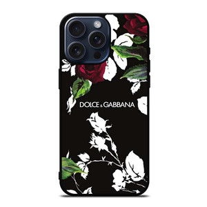 DOLCE AND GABBANA FLOWER iPhone 15 Pro Max Case Cover