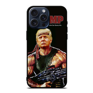 DONALD TRUMP RAMBO iPhone 15 Pro Max Case Cover DONALD TRUMP RAMBO iPhone 15 Pro Max Case Cover