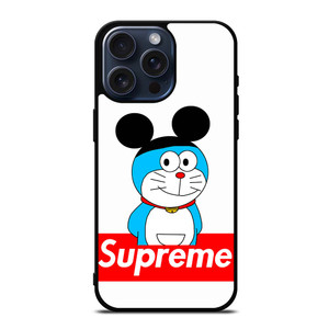 DORAEMON WITH MICKEY SUPREME iPhone 15 Pro Max Case Cover