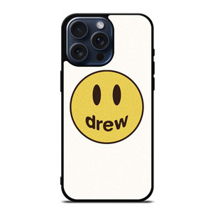 DREW SMILEY FACE LOGO iPhone 15 Pro Max Case Cover