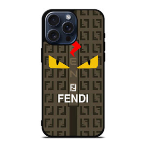 FENDI ROMA EYES LOGO iPhone 15 Pro Max Case Cover