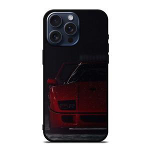 FERRARI F40 VINTAGE SUPERCAR 2 iPhone 15 Pro Max Case Cover