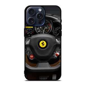 FERRARI STEERING WHEEL iPhone 15 Pro Max Case Cover