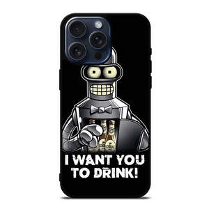 FUTURAMA BENDER QUOTE iPhone 15 Pro Max Case Cover FUTURAMA BENDER QUOTE iPhone 15 Pro Max Case Cover