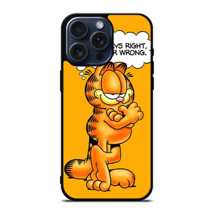 GARFIELD LAZY CAT QUOTE iPhone 15 Pro Max Case Cover