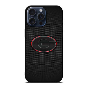 GEORGIA BULLDOGS CARBON LOGO iPhone 15 Pro Max Case Cover GEORGIA BULLDOGS CARBON LOGO iPhone 15 Pro Max Case Cover