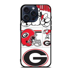 GEORGIA BULLDOGS STICKER COLLECTION iPhone 15 Pro Max Case Cover GEORGIA BULLDOGS STICKER COLLECTION iPhone 15 Pro Max Case Cover
