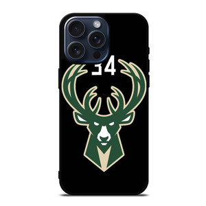 GIANNIS ANTETOKOUNMPO MILWAUKEE BUCKS LOGO iPhone 15 Pro Max Case Cover