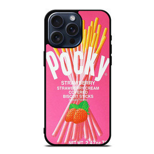 GLICO POCKY STRAWBERRY iPhone 15 Pro Max Case Cover
