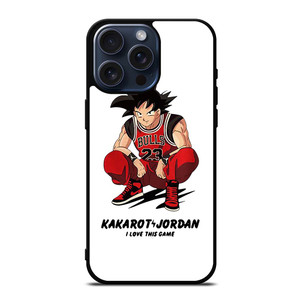 GOKU CHICAGO BULLS KAKAROT JORDAN iPhone 15 Pro Max Case Cover