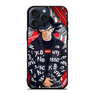 GOKU DRAGON BALL SUPREME NORTH FACE iPhone 15 Pro Max Case Cover