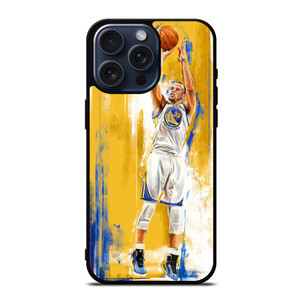 GOLDEN STATE STEPHEN CURRY YELLOW BASKET iPhone 15 Pro Max Case Cover