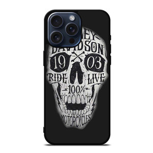 HARLEY DAVIDSON 1903 SKULL iPhone 15 Pro Max Case Cover