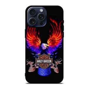HARLEY DAVIDSON FLAME SWING iPhone 15 Pro Max Case Cover