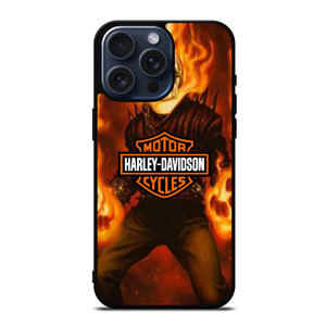 HARLEY DAVIDSON GHOST RIDER iPhone 15 Pro Max Case Cover