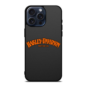 HARLEY DAVIDSON MOTOR CO CARBON iPhone 15 Pro Max Case Cover