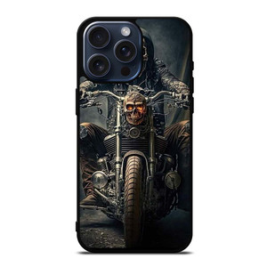 HARLEY DAVIDSON SKULL ACT iPhone 15 Pro Max Case Cover